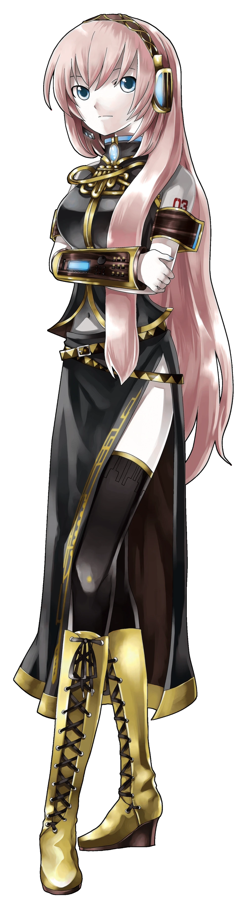 An image of Megurine Luka V2's character art.